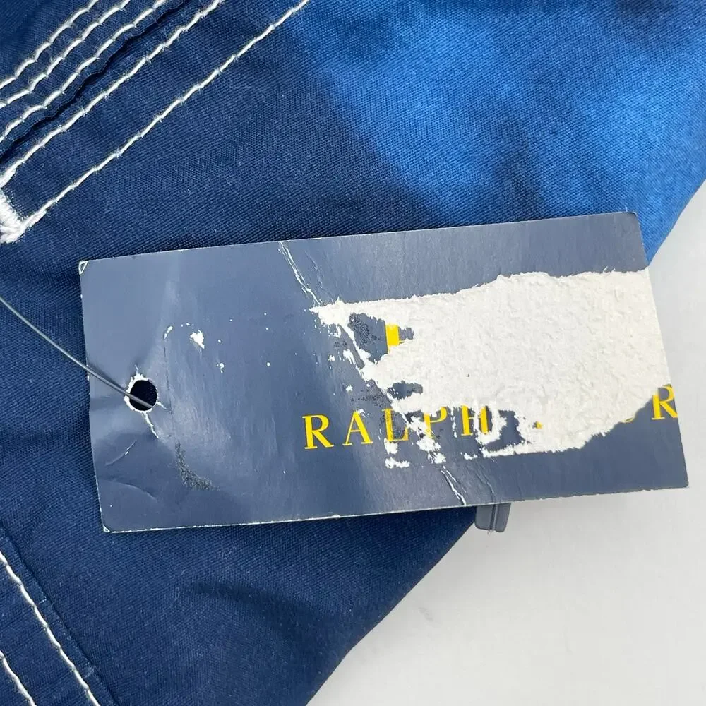 POLO RALPH LAUREN Swim Trunks SZ Small Men's Traveler Shorts Board Tie Dye NWT